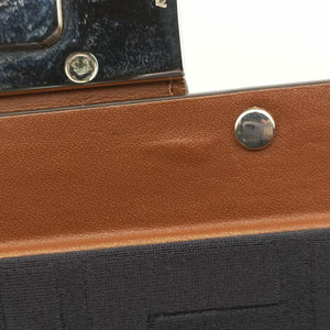 Pre-owned Fendi Zucca Trunk Brown PVC coated canvas×Leather 7VA507 shoulderbag | stylenewstar