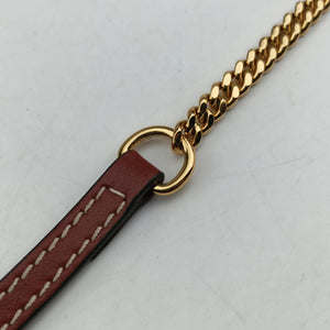 Pre-owned Chloe Aby Pink x Red Leather shoulderbag | stylenewstar