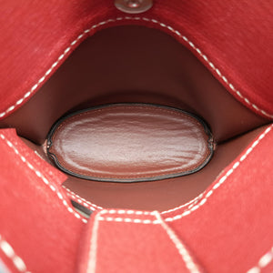 Pre-owned Chloe Aby Pink x Red Leather shoulderbag | stylenewstar