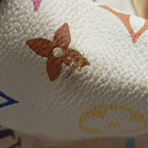 Secondhand Louis Vuitton URSULA white Monogram Multicolor M40123 handbag | stylenewstar