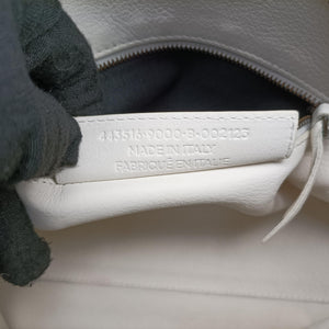 Pre-owned Balenciaga Giant City White lambskin shoulderbag | stylenewstar
