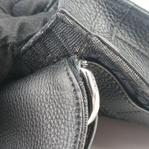 Pre-owned Christian Dior Saddle Black Jacquard bum bag/waist bag | stylenewstar