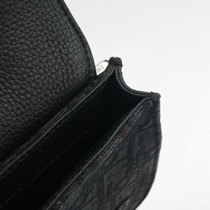 Pre-owned Christian Dior Saddle Black Jacquard bum bag/waist bag | stylenewstar