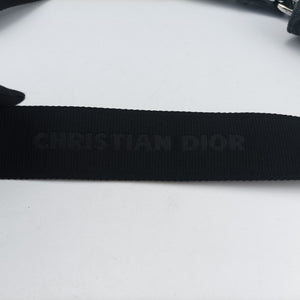 Pre-owned Christian Dior Saddle Black Jacquard bum bag/waist bag | stylenewstar