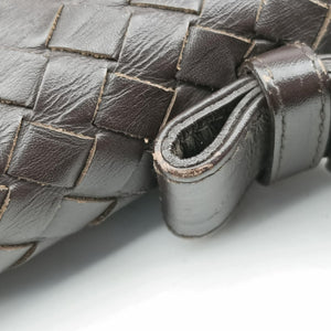 Vintage Bottega Veneta Intrecciato Brown lambskin handbag | stylenewstar