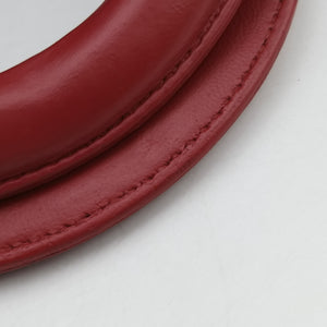 Vintage Christian Dior Lady Dior Red lambskin handbag | stylenewstar