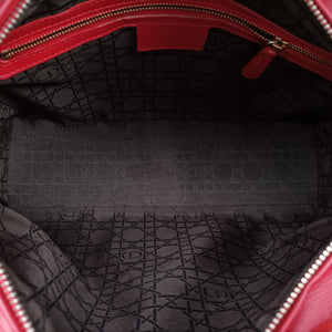 Vintage Christian Dior Lady Dior Red lambskin handbag | stylenewstar