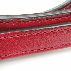 Pre-owned Gucci HORSEBIT 1955 Red Leather 621144 shoulderbag | stylenewstar