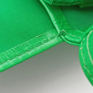 Pre-owned Bottega Veneta candy cassette Green lambskin shoulderbag | stylenewstar