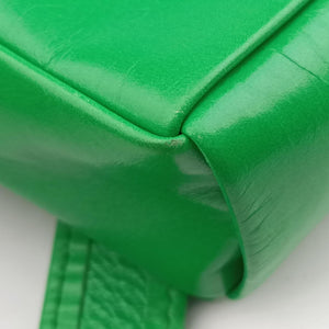 Pre-owned Bottega Veneta candy cassette Green lambskin shoulderbag | stylenewstar