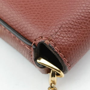 Vintage Fendi Kan I F Brown Leather 8BS032 shoulderbag | stylenewstar