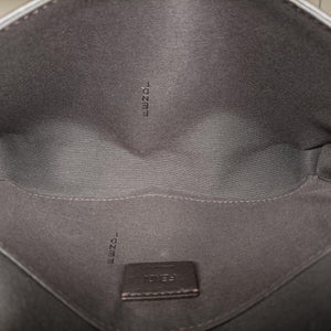 Vintage Fendi Kan I F Brown Leather 8BS032 shoulderbag | stylenewstar