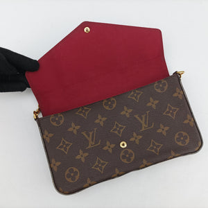 Secondhand Louis Vuitton Pochette Felicie Brown Monogram Canvas M61276 shoulderbag | stylenewstar