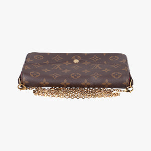 Secondhand Louis Vuitton Pochette Felicie Brown Monogram Canvas M61276 shoulderbag | stylenewstar