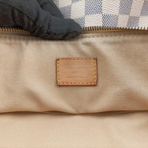 Pre-owned Louis Vuitton SIRACUSA MM Azur Damier Canvas N41112 shoulderbag | stylenewstar