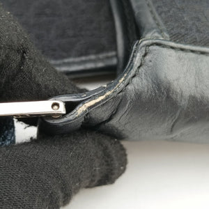 Pre-owned Christian Dior Trotter Street Chic Black Canvas x Leather shoulderbag | stylenewstar