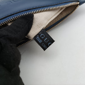 Pre-owned Gucci GG Craft Beige x Blue Canvas×Leather 247209 handbag | stylenewstar