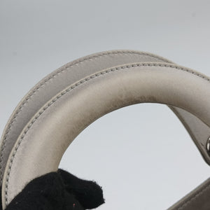 Pre-owned Christian Dior Lady Dior Grey satin shoulderbag | stylenewstar