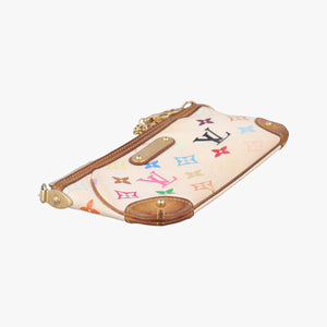 Secondhand Louis Vuitton Pochette Mira MM Pouch white Monogram Multicolor M60096 shoulderbag | stylenewstar