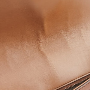 Pre-owned Gucci Horsebit Lady Web Beige×Brown Canvas×Leather 383848 shoulderbag | stylenewstar