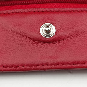 Secondhand Chanel Matelasse coco mark Red lambskin A33814 shoulderbag | stylenewstar