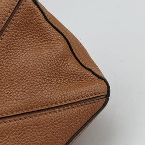 Pre-owned Loewe Puzzle Brown Leather shoulderbag | stylenewstar