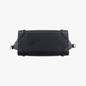 Pre-owned Celine Luggage nano Shopper Black Leather shoulderbag | stylenewstar