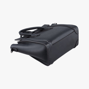 Pre-owned Celine Luggage nano Shopper Black Leather shoulderbag | stylenewstar