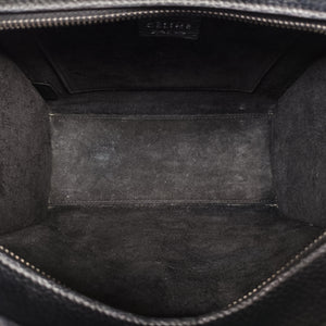 Pre-owned Celine Luggage nano Shopper Black Leather shoulderbag | stylenewstar