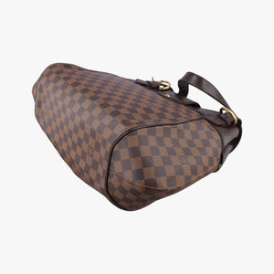 Pre-owned Louis Vuitton SISTINA GM EBENE Damier Canvas N41540 handbag | stylenewstar