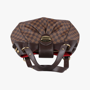 Pre-owned Louis Vuitton SISTINA GM EBENE Damier Canvas N41540 handbag | stylenewstar