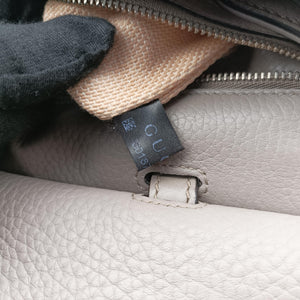 Secondhand Gucci Bamboo Daily Grey Leather 370831 shoulderbag | stylenewstar
