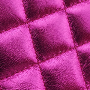 Pre-owned Dolce & Gabbana Round Quilted Pink Leather AP1449 shoulderbag | stylenewstar