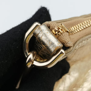 Pre-owned Balenciaga Le Cagole mini Golden lambskin shoulderbag | stylenewstar