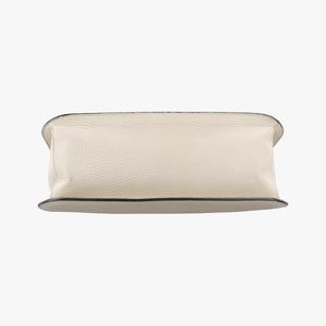 Pre-owned Gucci Bamboo Daily White Leather 370826 shoulderbag | stylenewstar