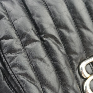 Pre-owned Balenciaga Monaco Small Black Calf 787896 shoulderbag | stylenewstar