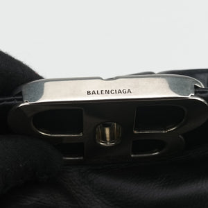 Pre-owned Balenciaga Monaco Small Black Calf 787896 shoulderbag | stylenewstar