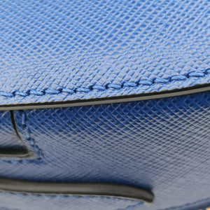 Vintage Prada Odette Blue SAFFIANO Leather 1BH123 shoulderbag | stylenewstar