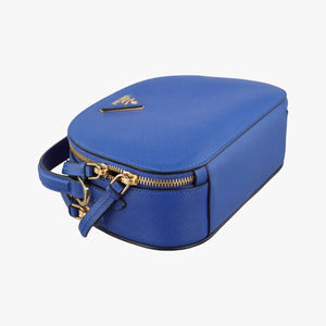Vintage Prada Odette Blue SAFFIANO Leather 1BH123 shoulderbag | stylenewstar