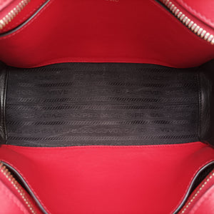 Pre-owned Prada Esplanade Red SAFFIANO Leather shoulderbag | stylenewstar