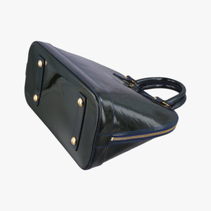 Pre-owned Louis Vuitton Alma PM BLUE INFINI Vernis M91443 handbag | stylenewstar