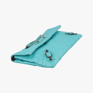 Vintage Balenciaga Envelop Blue Leather shoulderbag | stylenewstar