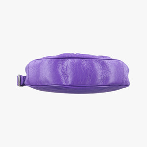 Pre-owned Balenciaga Le Cagole Purple lambskin shoulderbag | stylenewstar