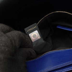 Pre-owned Bvlgari SERPENTI VIPER Blue leather shoulderbag | stylenewstar