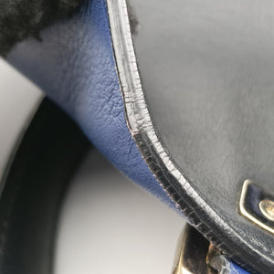 Pre-owned Bvlgari SERPENTI VIPER Blue leather shoulderbag | stylenewstar