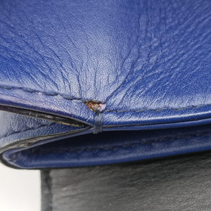 Pre-owned Bvlgari SERPENTI VIPER Blue leather shoulderbag | stylenewstar