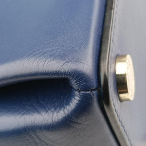 Pre-owned Bvlgari SERPENTI VIPER Blue leather shoulderbag | stylenewstar
