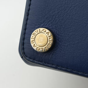 Pre-owned Bvlgari SERPENTI VIPER Blue leather shoulderbag | stylenewstar