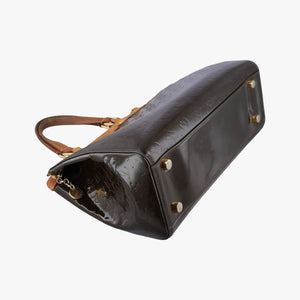 Secondhand Louis Vuitton Brea GM TERRE D’OMBRE Vernis shoulderbag | stylenewstar