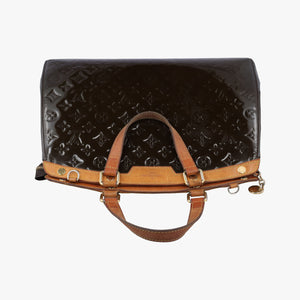 Secondhand Louis Vuitton Brea GM TERRE D’OMBRE Vernis shoulderbag | stylenewstar